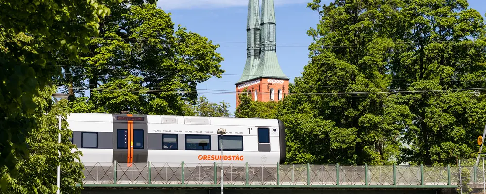  Bild på ett Öresundståg.